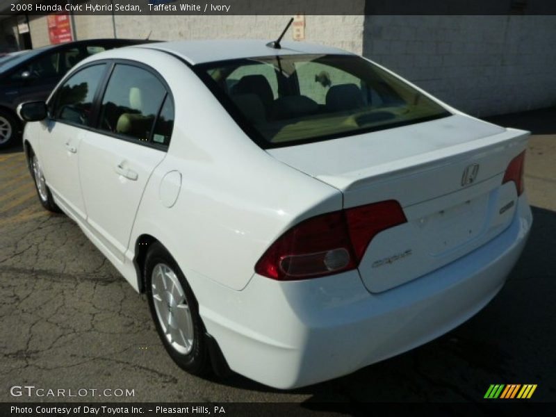 Taffeta White / Ivory 2008 Honda Civic Hybrid Sedan