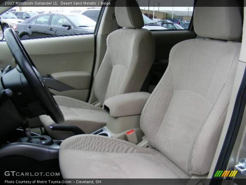Desert Sand Metallic / Beige 2007 Mitsubishi Outlander LS