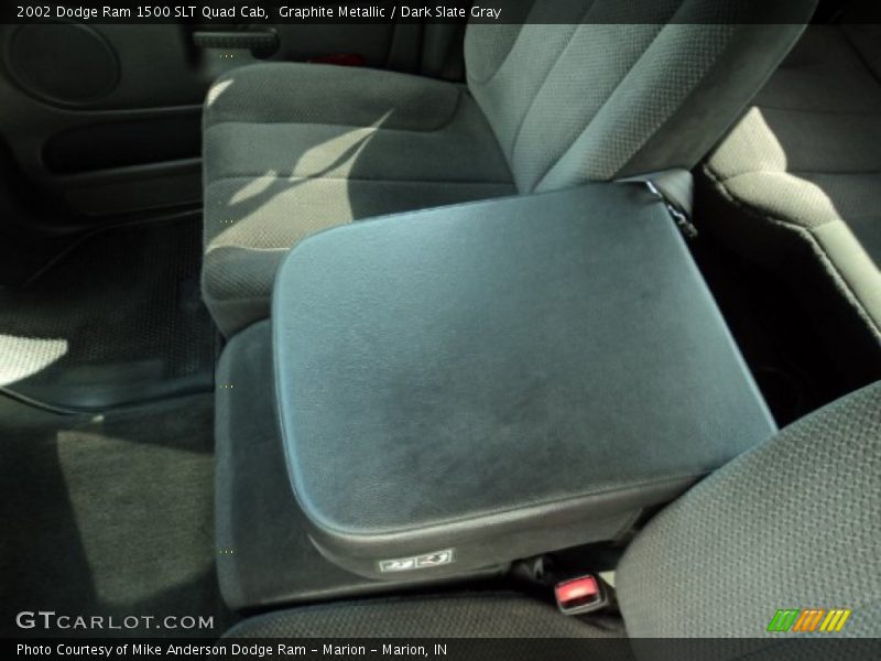 Graphite Metallic / Dark Slate Gray 2002 Dodge Ram 1500 SLT Quad Cab