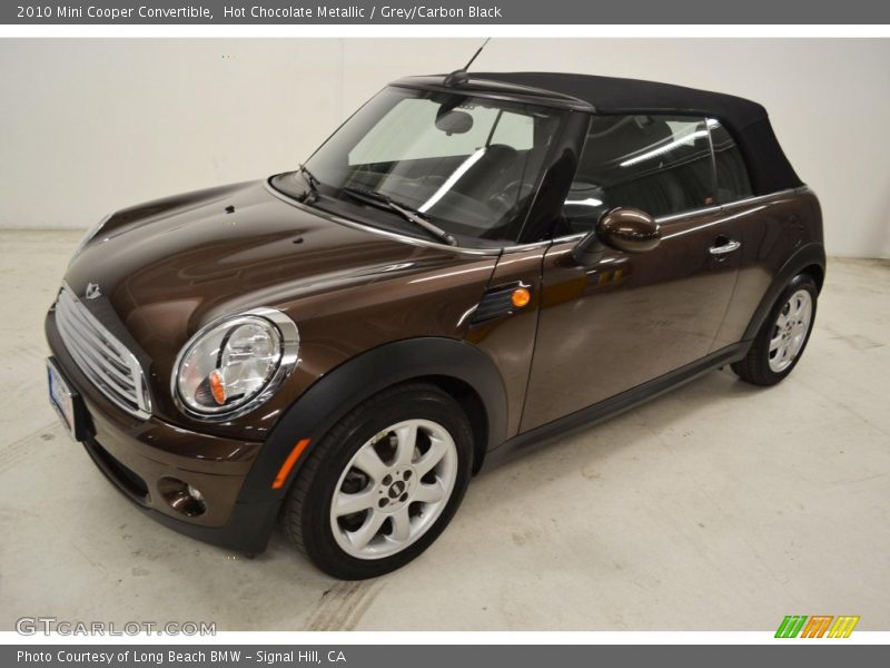 Hot Chocolate Metallic / Grey/Carbon Black 2010 Mini Cooper Convertible