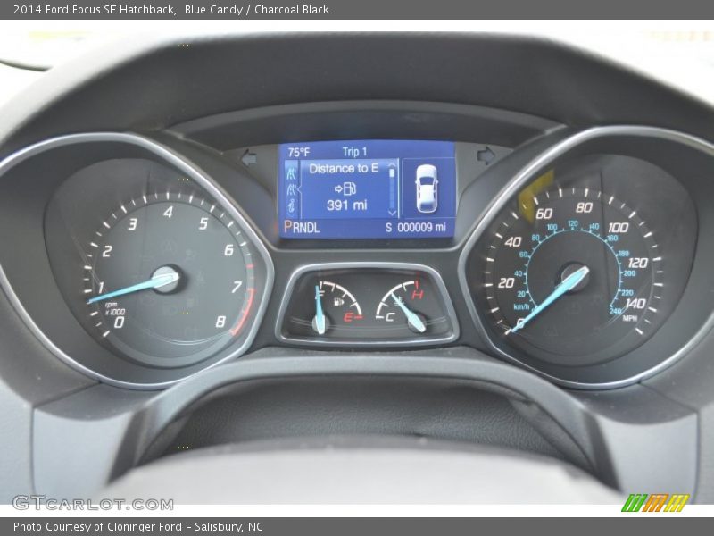 Blue Candy / Charcoal Black 2014 Ford Focus SE Hatchback