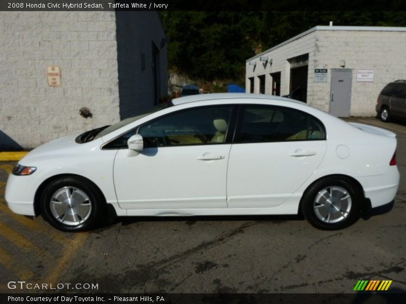 Taffeta White / Ivory 2008 Honda Civic Hybrid Sedan