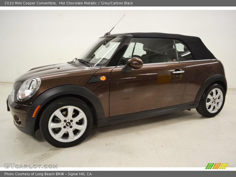 Hot Chocolate Metallic / Grey/Carbon Black 2010 Mini Cooper Convertible
