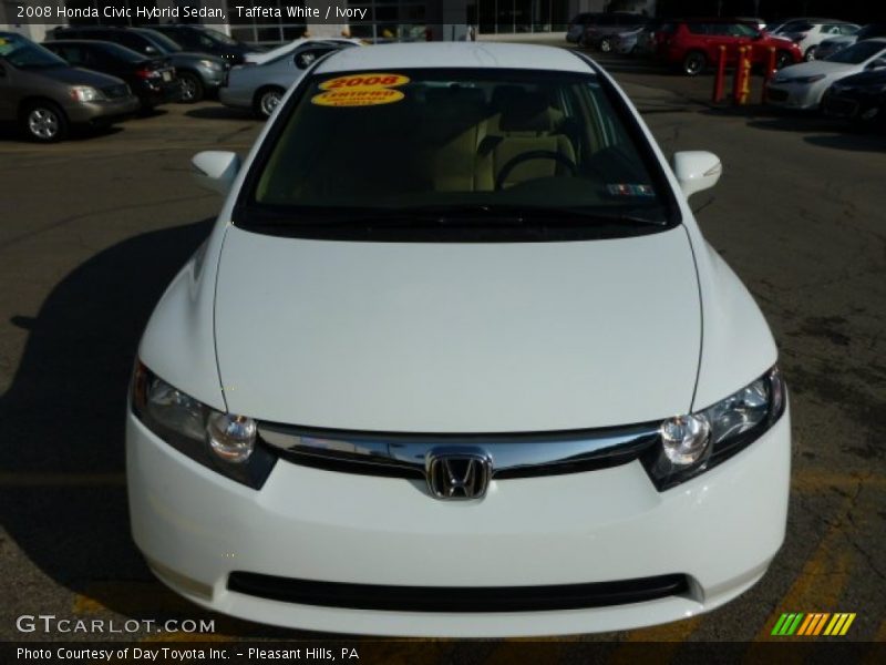 Taffeta White / Ivory 2008 Honda Civic Hybrid Sedan