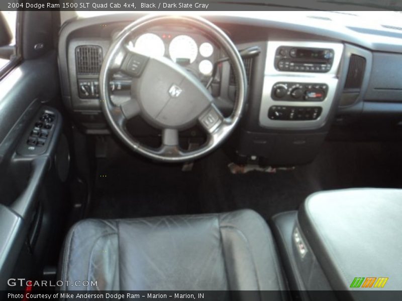 Black / Dark Slate Gray 2004 Dodge Ram 1500 SLT Quad Cab 4x4