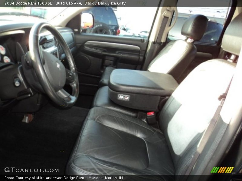 Black / Dark Slate Gray 2004 Dodge Ram 1500 SLT Quad Cab 4x4