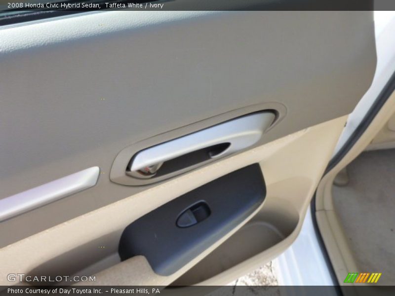 Taffeta White / Ivory 2008 Honda Civic Hybrid Sedan