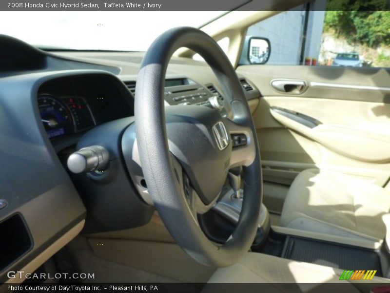 Taffeta White / Ivory 2008 Honda Civic Hybrid Sedan