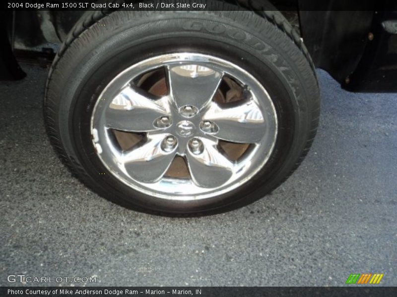 Black / Dark Slate Gray 2004 Dodge Ram 1500 SLT Quad Cab 4x4