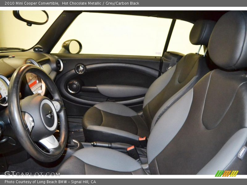 Hot Chocolate Metallic / Grey/Carbon Black 2010 Mini Cooper Convertible