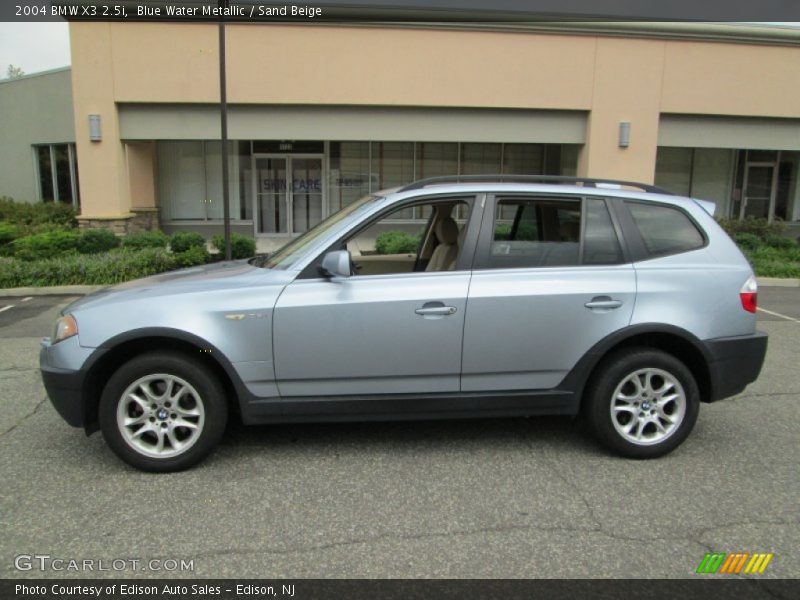 Blue Water Metallic / Sand Beige 2004 BMW X3 2.5i