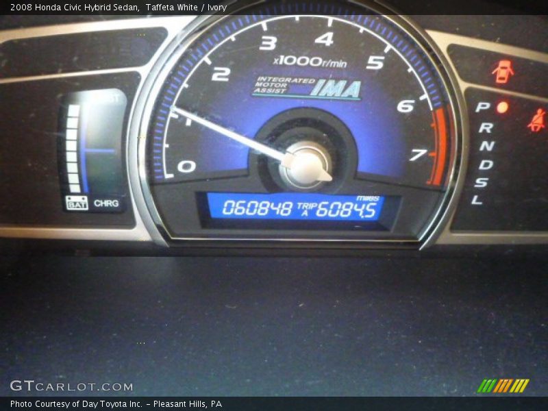 Taffeta White / Ivory 2008 Honda Civic Hybrid Sedan