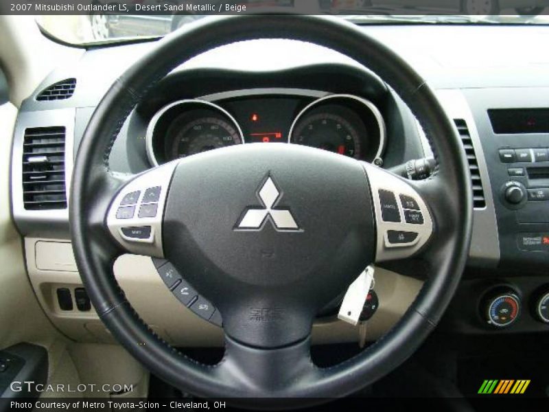 Desert Sand Metallic / Beige 2007 Mitsubishi Outlander LS