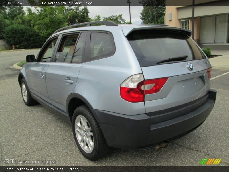 Blue Water Metallic / Sand Beige 2004 BMW X3 2.5i