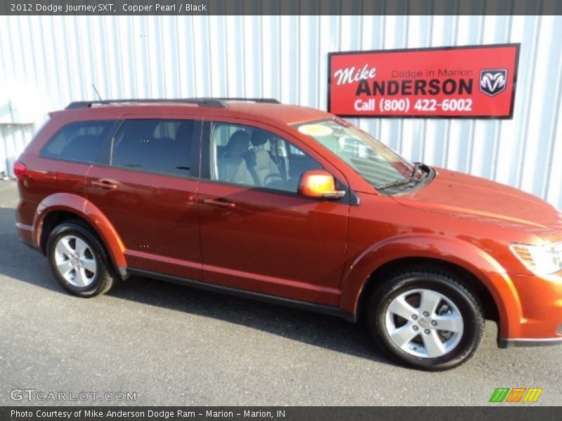 Copper Pearl / Black 2012 Dodge Journey SXT