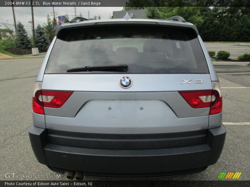 Blue Water Metallic / Sand Beige 2004 BMW X3 2.5i