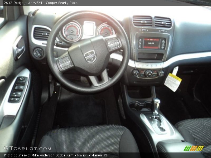Copper Pearl / Black 2012 Dodge Journey SXT