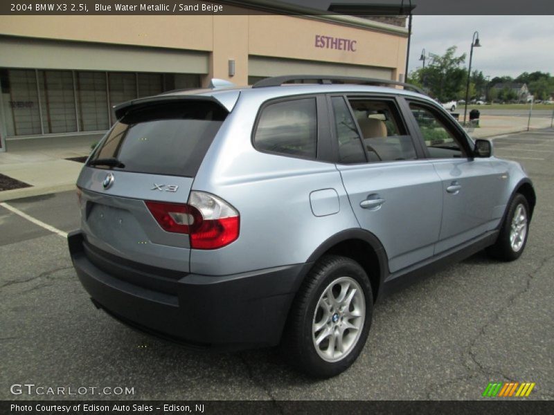 Blue Water Metallic / Sand Beige 2004 BMW X3 2.5i