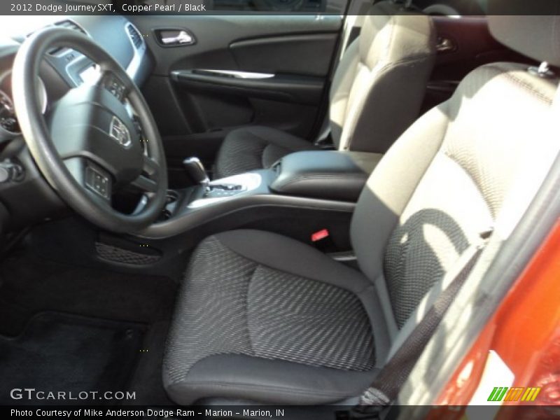 Copper Pearl / Black 2012 Dodge Journey SXT