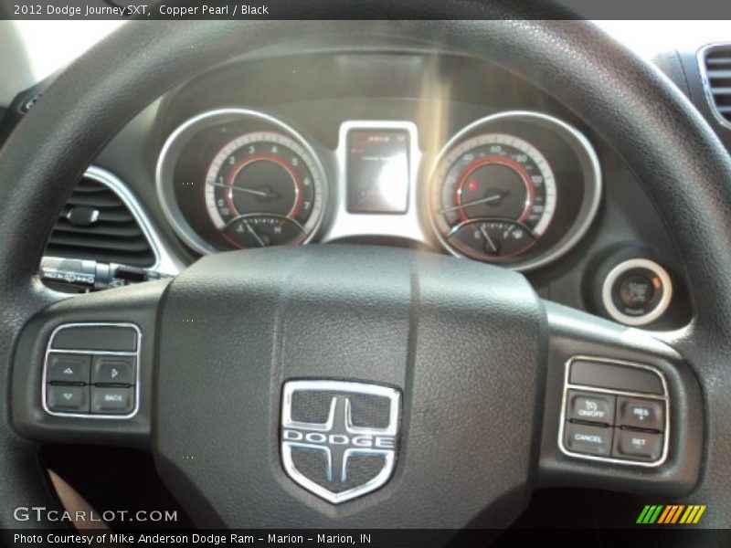Copper Pearl / Black 2012 Dodge Journey SXT