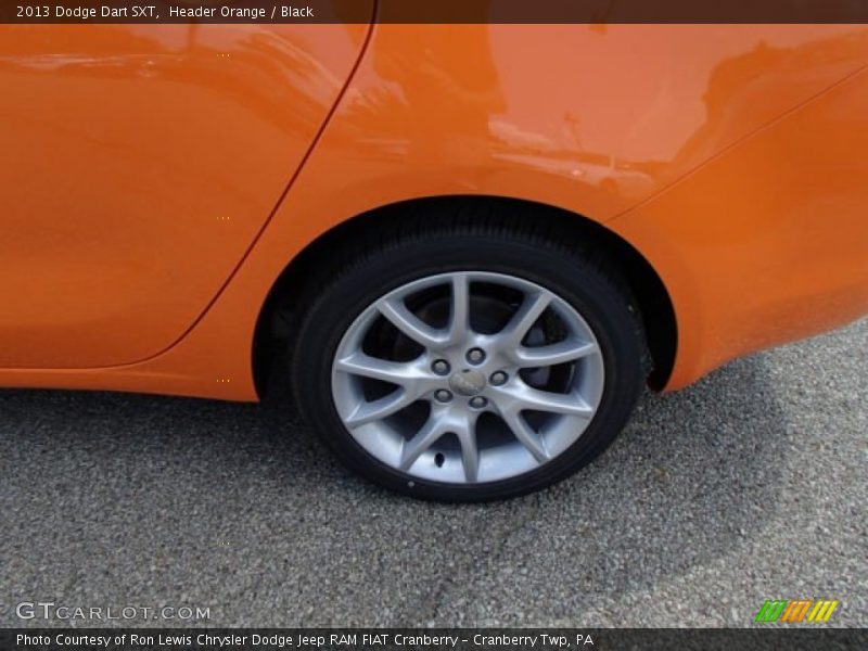 Header Orange / Black 2013 Dodge Dart SXT