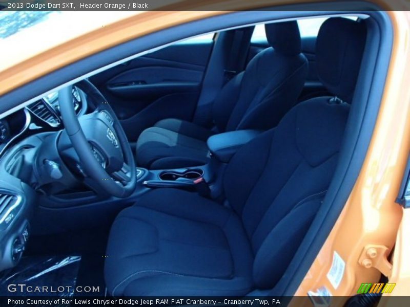 Header Orange / Black 2013 Dodge Dart SXT