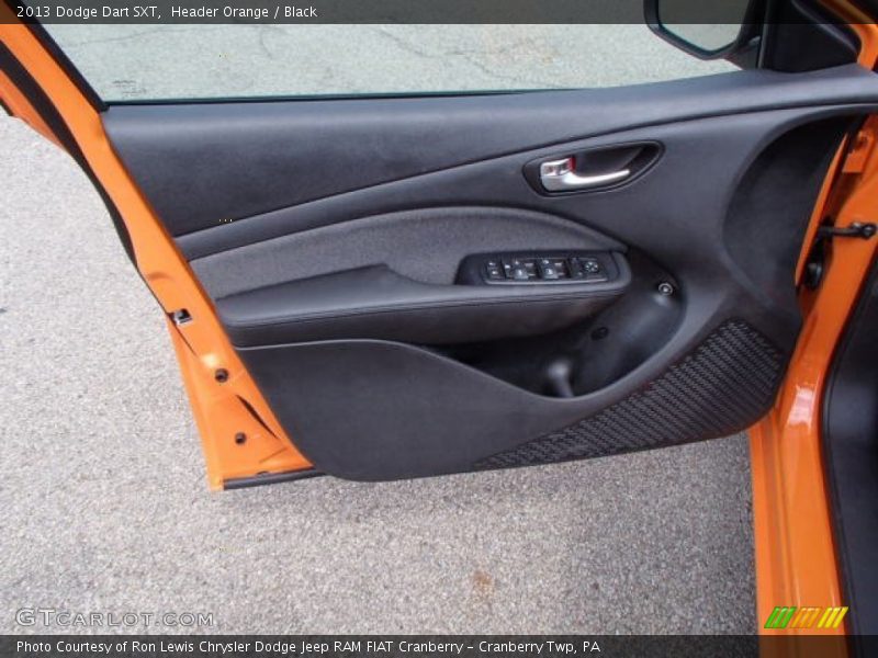 Header Orange / Black 2013 Dodge Dart SXT