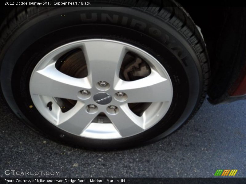 Copper Pearl / Black 2012 Dodge Journey SXT
