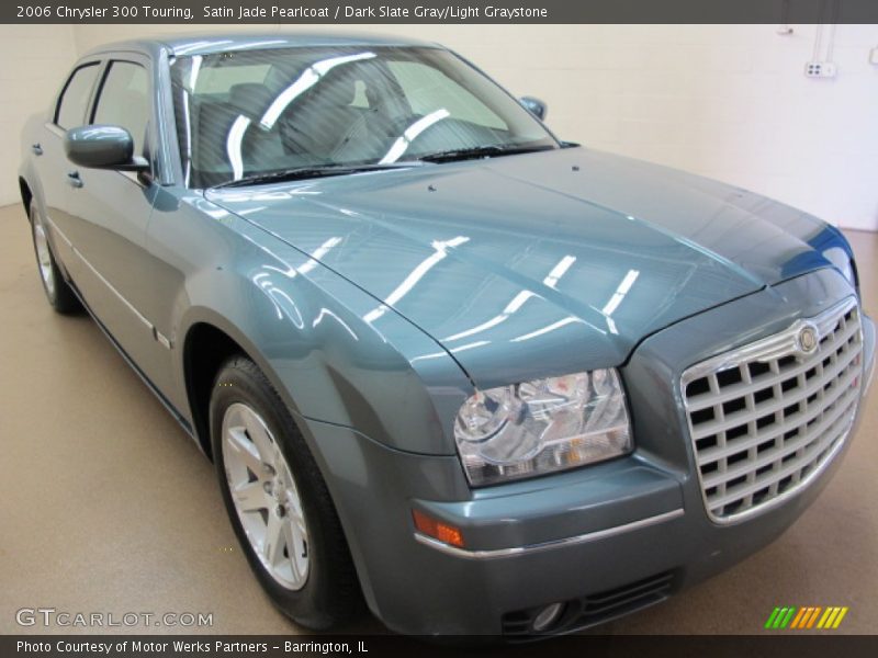 Satin Jade Pearlcoat / Dark Slate Gray/Light Graystone 2006 Chrysler 300 Touring