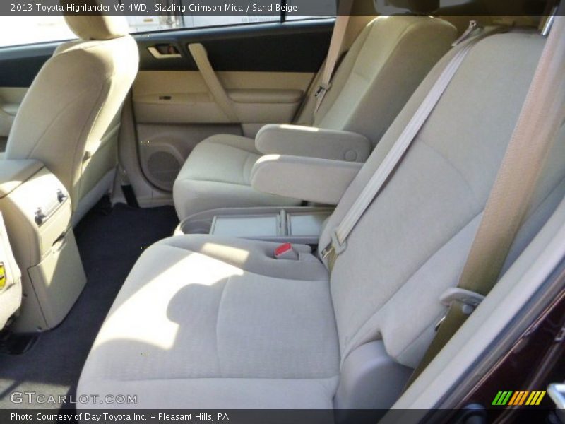 Sizzling Crimson Mica / Sand Beige 2013 Toyota Highlander V6 4WD