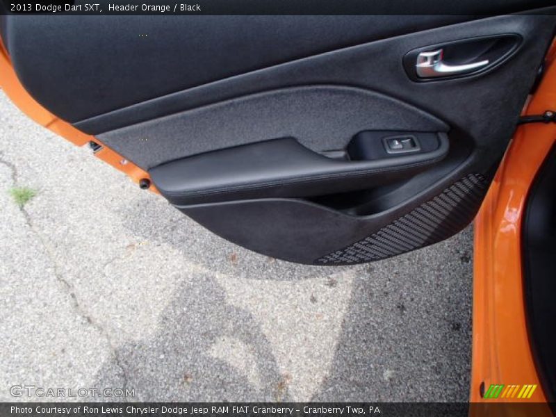 Header Orange / Black 2013 Dodge Dart SXT