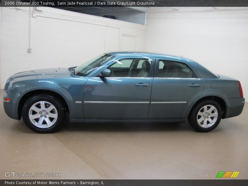 Satin Jade Pearlcoat / Dark Slate Gray/Light Graystone 2006 Chrysler 300 Touring