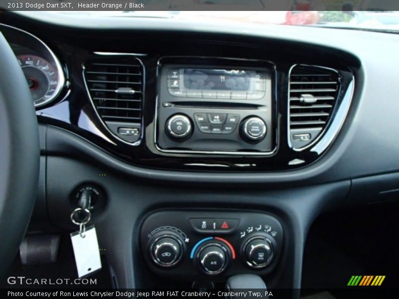 Header Orange / Black 2013 Dodge Dart SXT