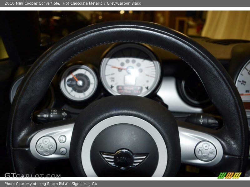 Hot Chocolate Metallic / Grey/Carbon Black 2010 Mini Cooper Convertible