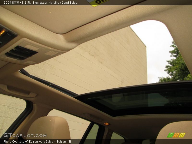 Blue Water Metallic / Sand Beige 2004 BMW X3 2.5i