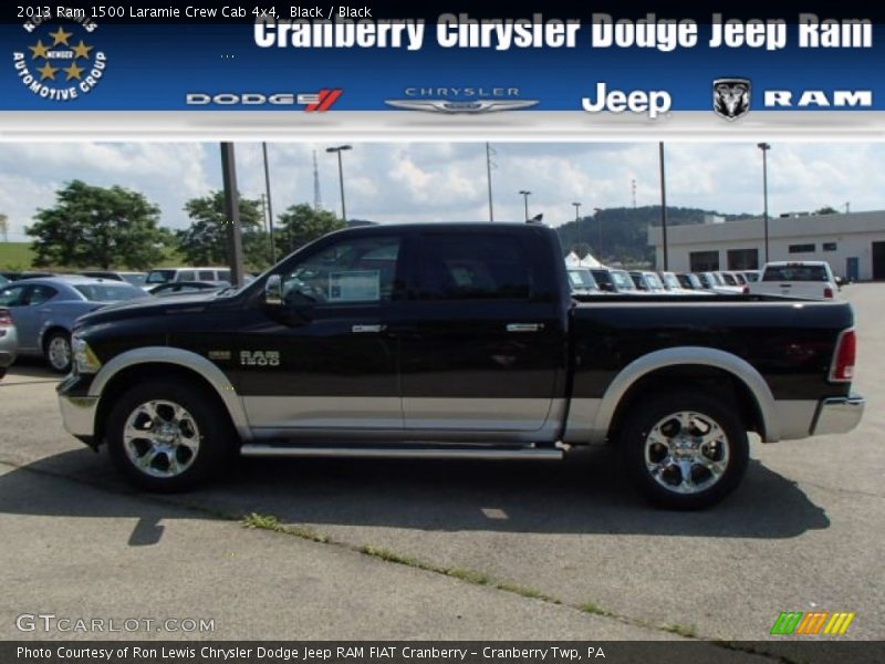 Black / Black 2013 Ram 1500 Laramie Crew Cab 4x4