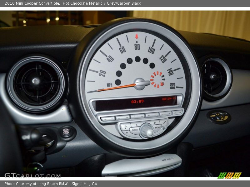 Hot Chocolate Metallic / Grey/Carbon Black 2010 Mini Cooper Convertible