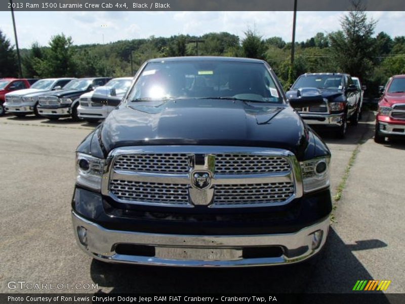Black / Black 2013 Ram 1500 Laramie Crew Cab 4x4