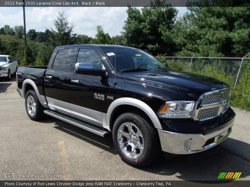 Black / Black 2013 Ram 1500 Laramie Crew Cab 4x4