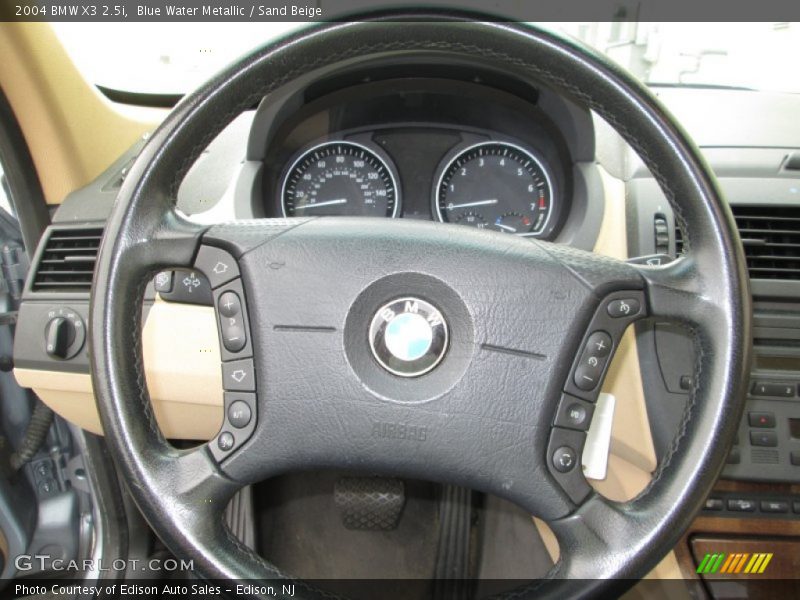 Blue Water Metallic / Sand Beige 2004 BMW X3 2.5i