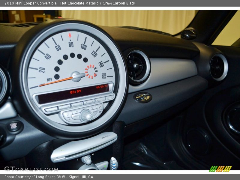 Hot Chocolate Metallic / Grey/Carbon Black 2010 Mini Cooper Convertible