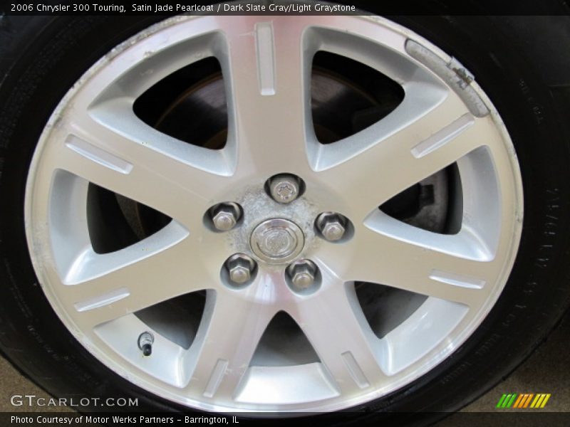 Satin Jade Pearlcoat / Dark Slate Gray/Light Graystone 2006 Chrysler 300 Touring