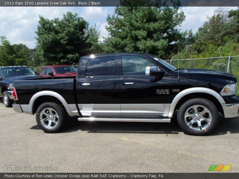 Black / Black 2013 Ram 1500 Laramie Crew Cab 4x4