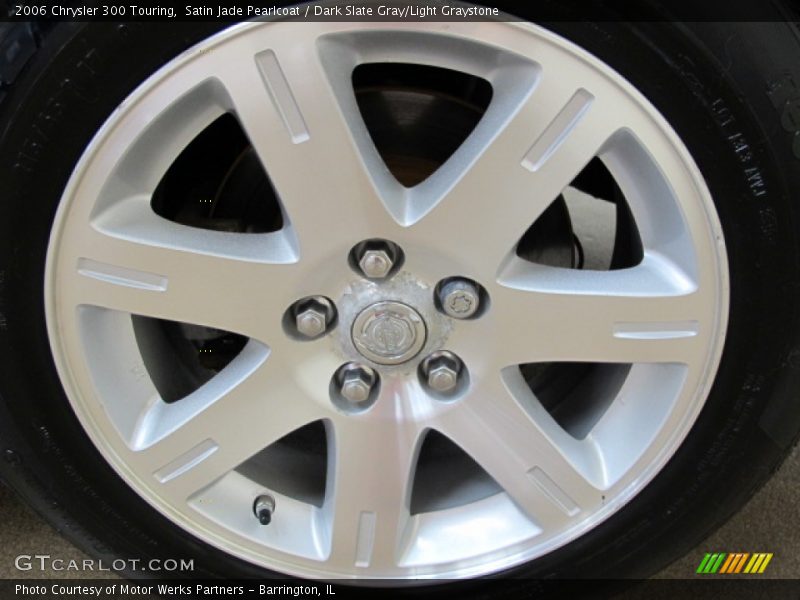 Satin Jade Pearlcoat / Dark Slate Gray/Light Graystone 2006 Chrysler 300 Touring