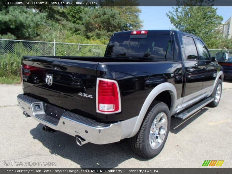 Black / Black 2013 Ram 1500 Laramie Crew Cab 4x4