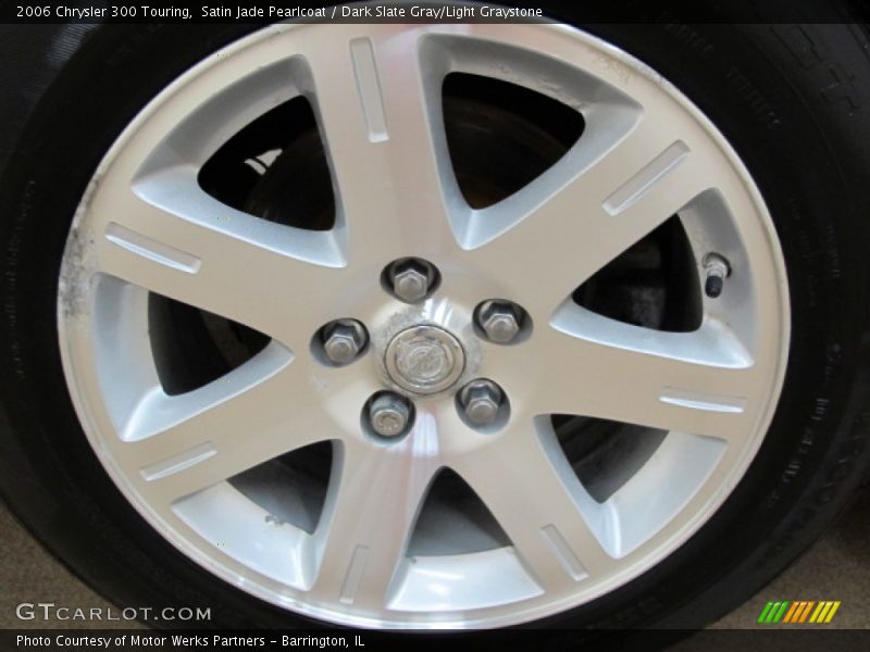 Satin Jade Pearlcoat / Dark Slate Gray/Light Graystone 2006 Chrysler 300 Touring