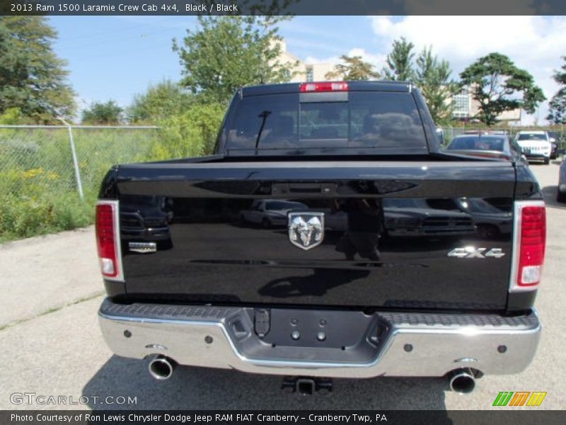 Black / Black 2013 Ram 1500 Laramie Crew Cab 4x4