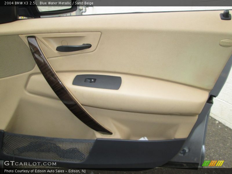 Blue Water Metallic / Sand Beige 2004 BMW X3 2.5i