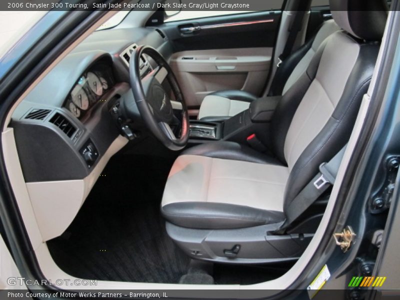 Satin Jade Pearlcoat / Dark Slate Gray/Light Graystone 2006 Chrysler 300 Touring