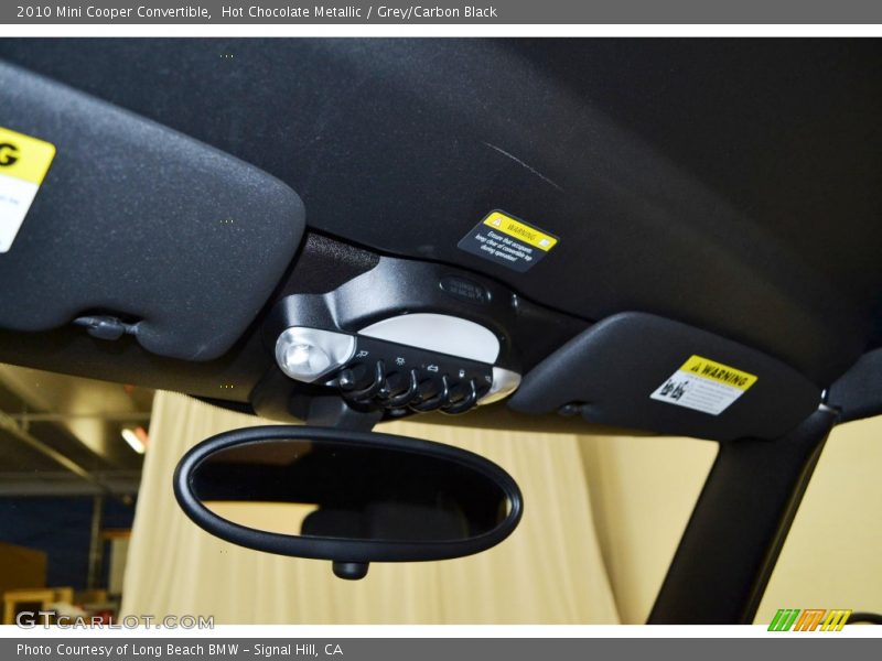 Hot Chocolate Metallic / Grey/Carbon Black 2010 Mini Cooper Convertible